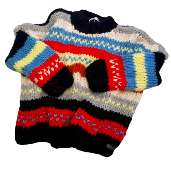 Simply Couture Multicolor Striped Sweater - Picture 1 of 7